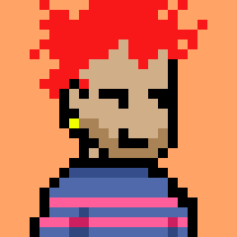 A Neo Boyz pixel-art character